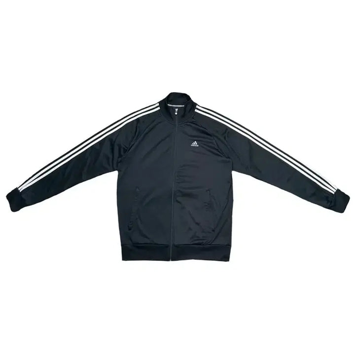 [BUNJANG] Adidas Classic Black Track Top Jacket (Size 100) / 아디다스 클래식 블랙 트랙탑 져지 100