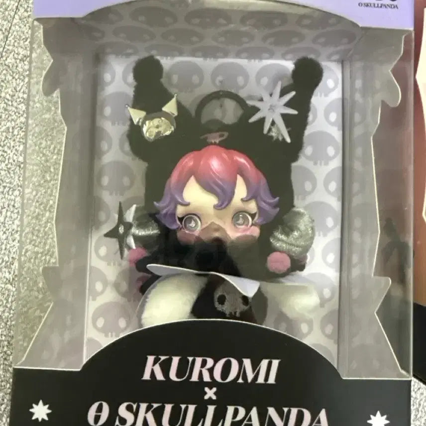 [BUNJANG] Popmart Sanrio Kuromi Skullpanda Sealed Figure / 팝마트 산리오 콜라보 쿠로미 스컬판다 미개봉 판매