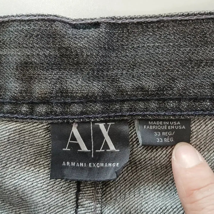 [BUNJANG] Armani Exchange Distressed Wash Denim Jeans / 알마니익스체인지 데미지 워싱 데님 청바지