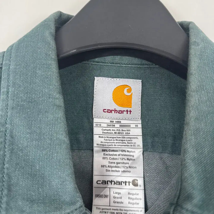 [BUNJANG] Carhartt Work Crop Shirt / b169) 칼하트 워크 크롭 셔츠