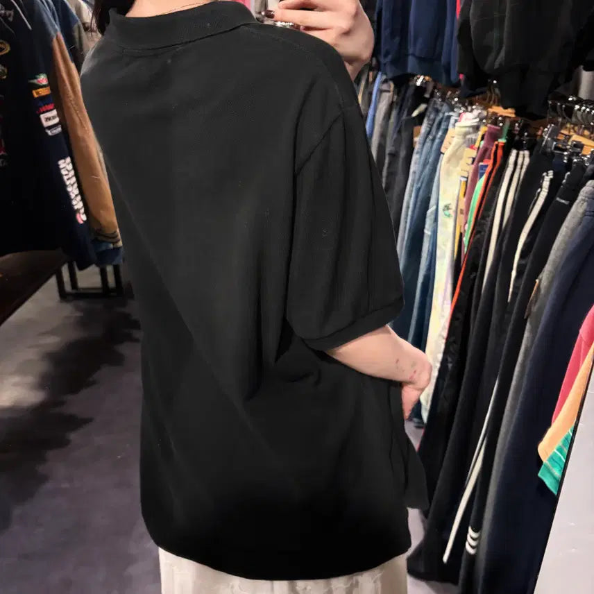 [BUNJANG] Polo Ralph Lauren Black Pique Shirt / [IM] 폴로 랄프로렌 반팔 피케 셔츠 블랙
