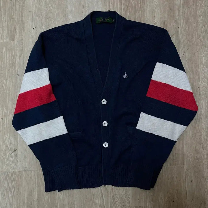 [SOLD OUT] 빈폴 남성 로고 니트 가디건 L/100