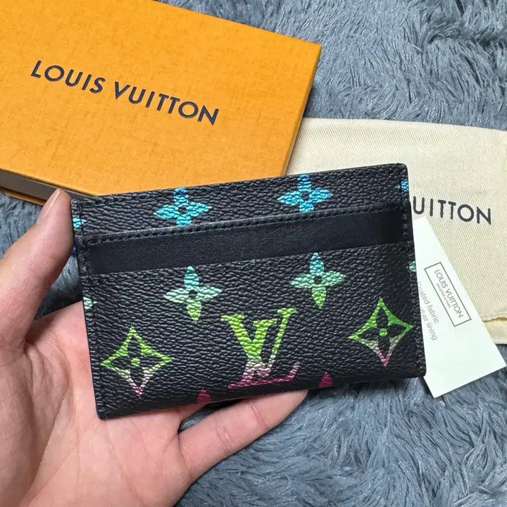[BUNJANG] Louis Vuitton Gradient Multicolor Card Wallet / [풀구성/한정판]루이비통 그라디언트 멀티컬러 카드지갑