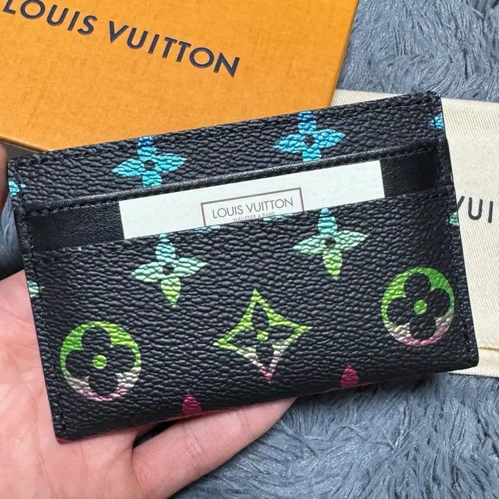[BUNJANG] Louis Vuitton Gradient Multicolor Card Wallet / [풀구성/한정판]루이비통 그라디언트 멀티컬러 카드지갑