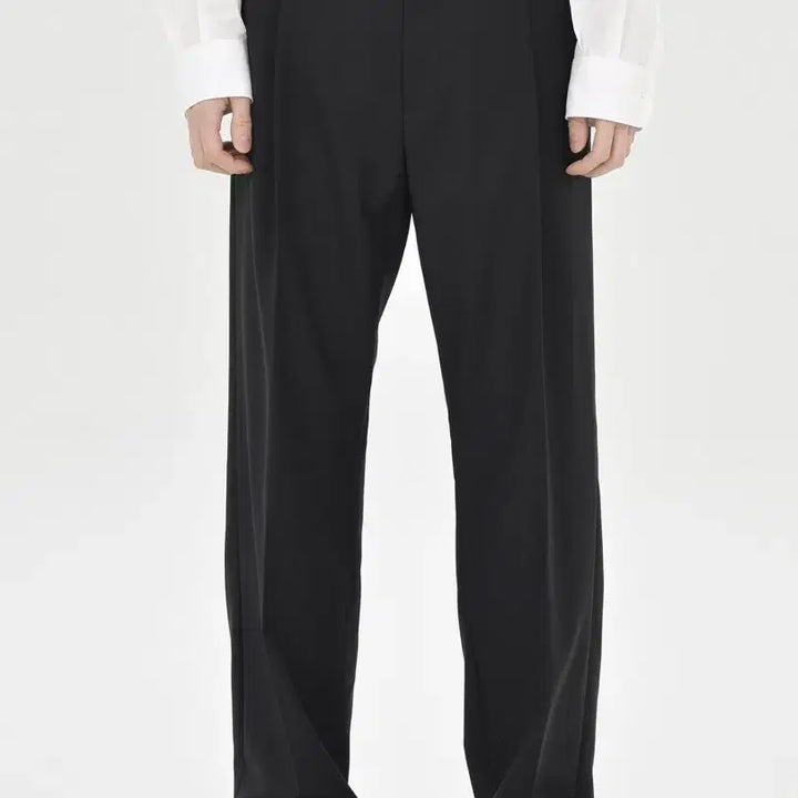 [BUNJANG] Brown Yard One-Tuck Slacks - Size 2 / 브라운야드 원턱 슬랙스2사이즈