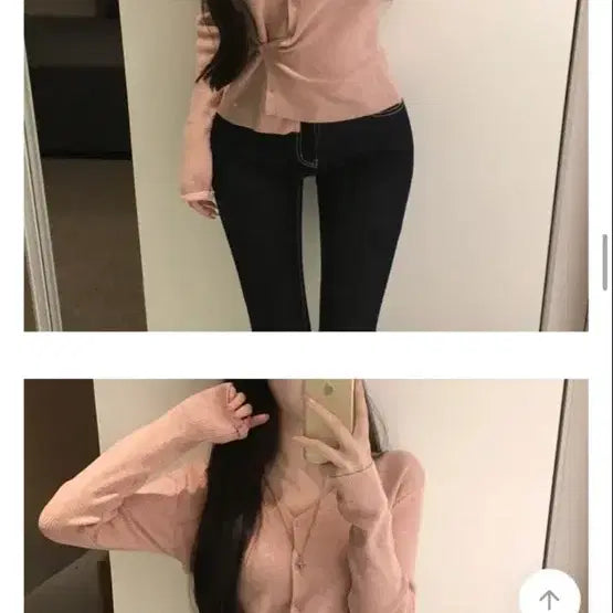 [BUNJANG] E.Llin Side Button Ribbed Knit Cardigan / 새상품) 이엘린 사이드 버튼 골지 니트 가디건