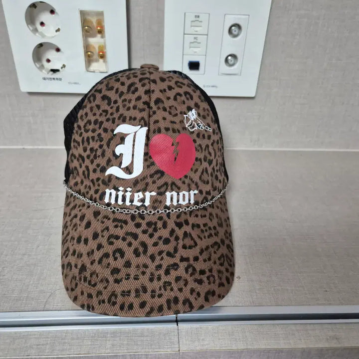 [BUNJANG] NIIER NOR Leopard Print Ball Cap for Women / NIIER NOR 니어노어  호피 볼캡 여성 프리