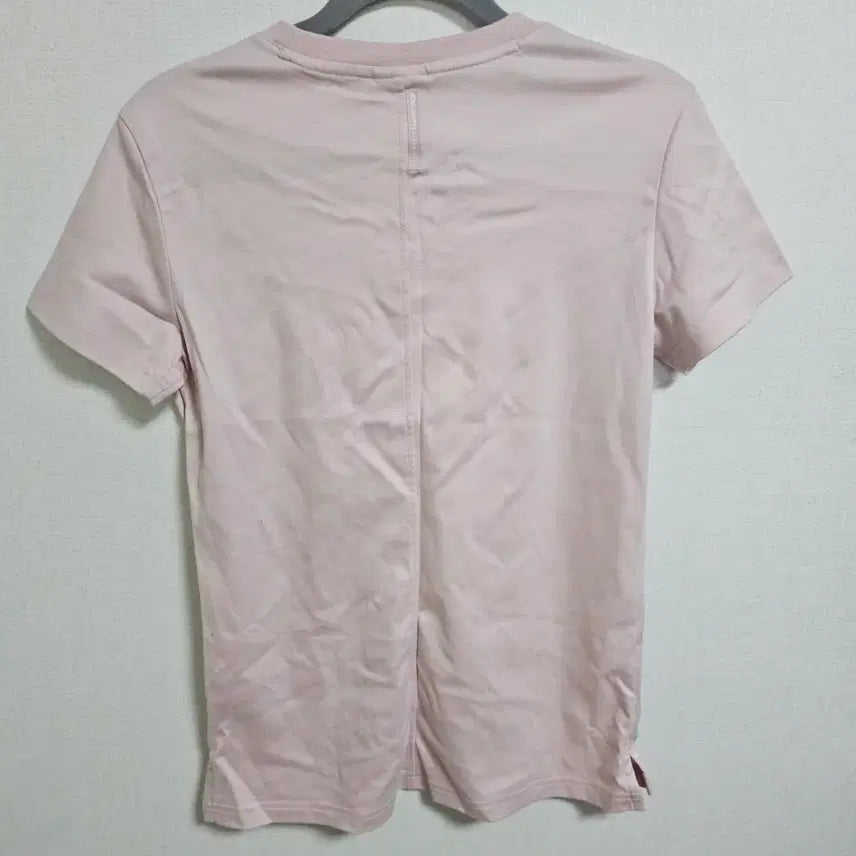 [SOLD OUT] [제목] 디스커버리 여성 로고 반팔 티셔츠 (90사이즈/연핑크)