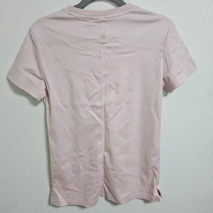 [SOLD OUT] [제목] 디스커버리 여성 로고 반팔 티셔츠 (90사이즈/연핑크)