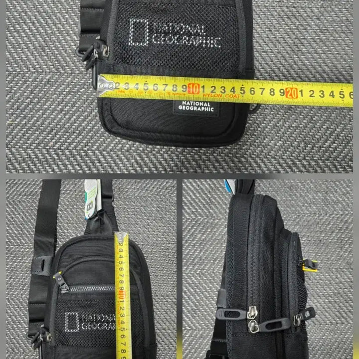 [BUNJANG] National Geographic Black Sling Bag / 내셔널지오그래픽 블랙 슬링백