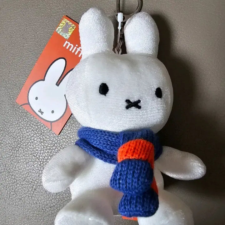 [SOLD OUT] (새상품)미피 인형 키링 (블루 목도리)
