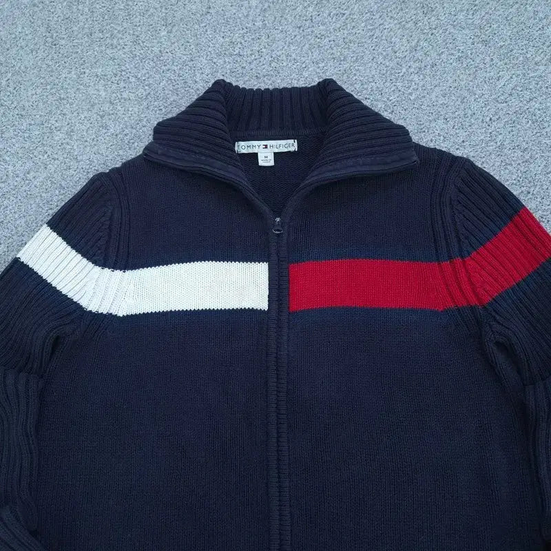[BUNJANG] Tommy Hilfiger Knit Zip-Up Jacket / M 타미힐피거 니트 집업 | B