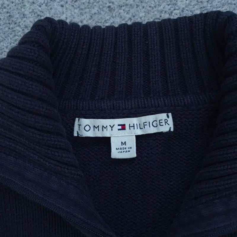 [BUNJANG] Tommy Hilfiger Knit Zip-Up Jacket / M 타미힐피거 니트 집업 | B