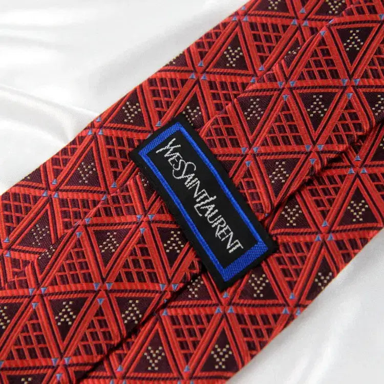 [BUNJANG] Yves Saint Laurent Classic Silk Tie / 입생로랑 9.8cm A+등급 이태리 클래식 남자 명품 넥타이