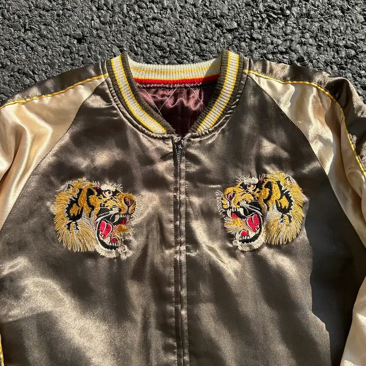 [BUNJANG] Dragonfly Reversible Souvenir Jacket / 드래곤플라이 리버시블 수베니어 자켓