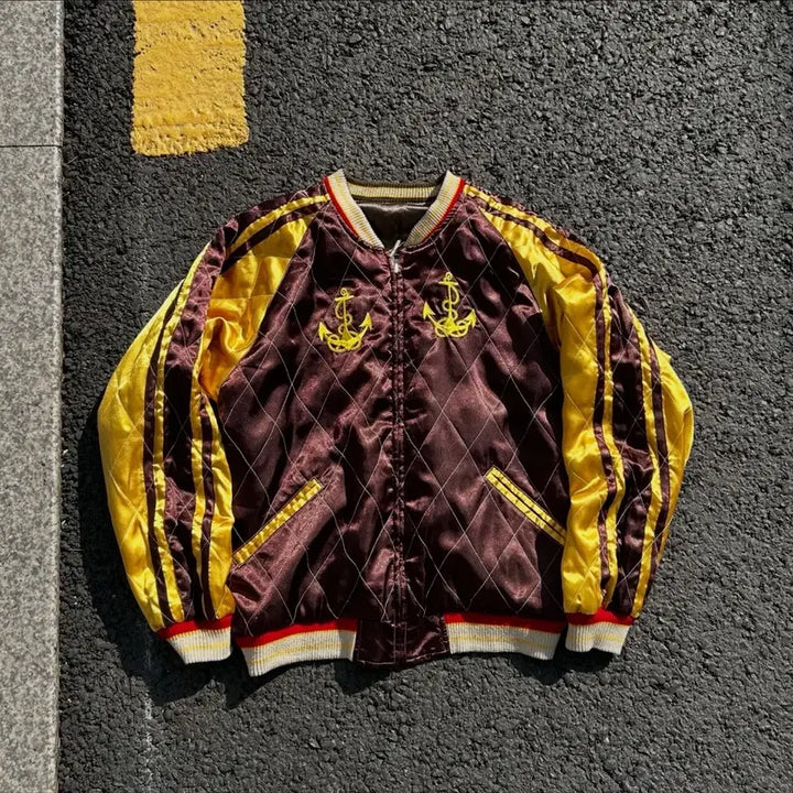 [BUNJANG] Dragonfly Reversible Souvenir Jacket / 드래곤플라이 리버시블 수베니어 자켓