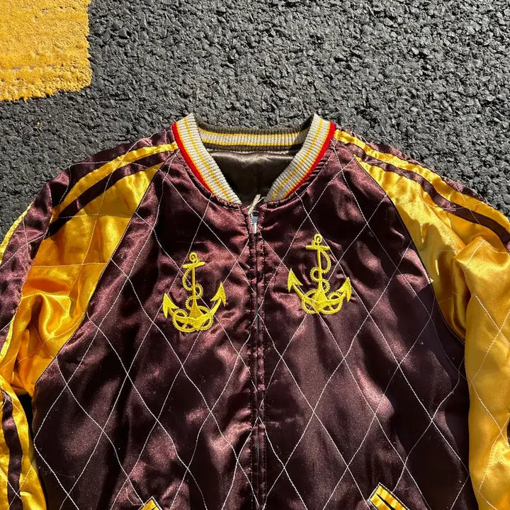 [BUNJANG] Dragonfly Reversible Souvenir Jacket / 드래곤플라이 리버시블 수베니어 자켓