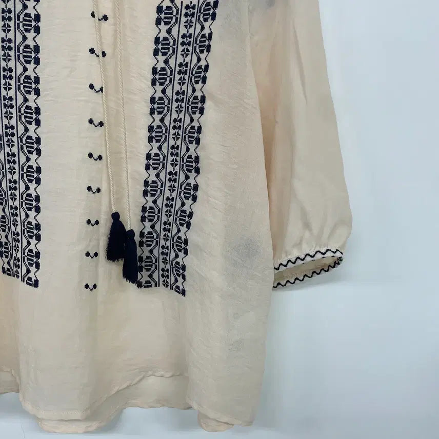 [BUNJANG] Si Ethnic Blouse / Si 씨 에스닉 블라우스 85(55)