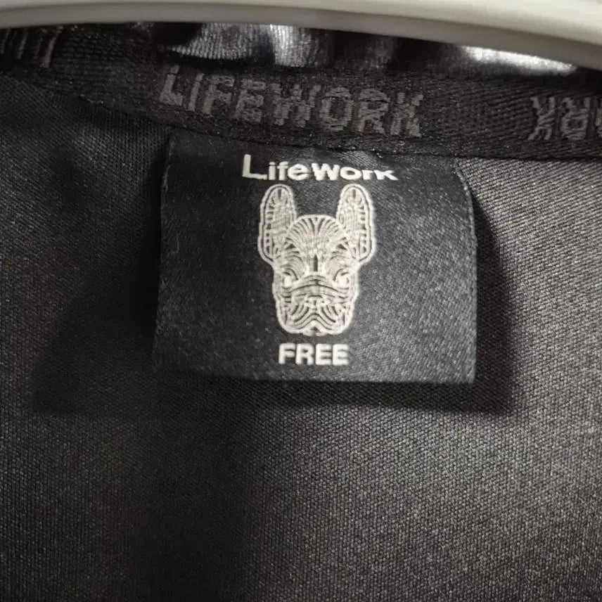 [BUNJANG] LifeWork Velvet Hoodie Zip-up Charcoal Free Size / *무료배송*라이프워크 벨벳 후드집업 차콜 프리시이즈 (상태A급)