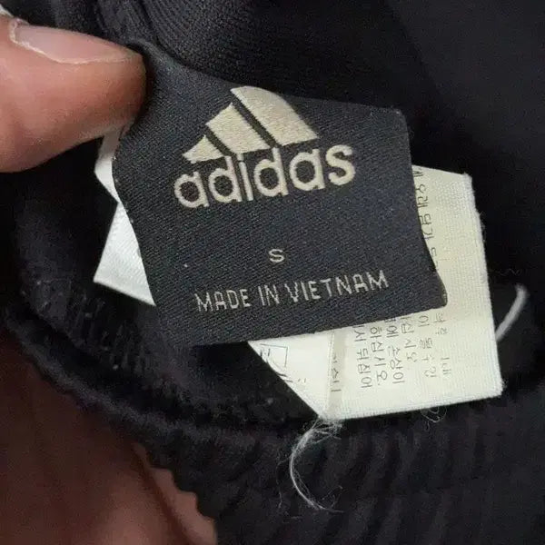 [BUNJANG] Adidas Black Polyester Sport Pants (Size S) / 아디다스 블랙 운동바지 S