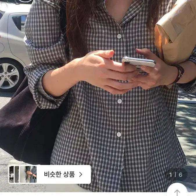 [BUNJANG] Vervain Paddington Kelsey Check Shirt / 버베인 패딩턴 캘시 체크 셔츠