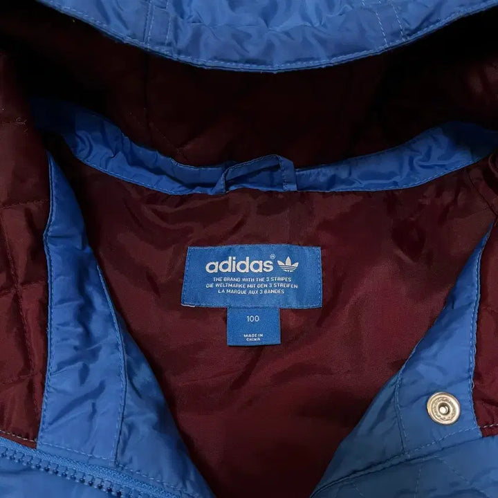 [BUNJANG] Adidas Duck Down Puffer Hooded Padding Jacket / 아디다스 덕다운 푸퍼 후드 패딩 L/100