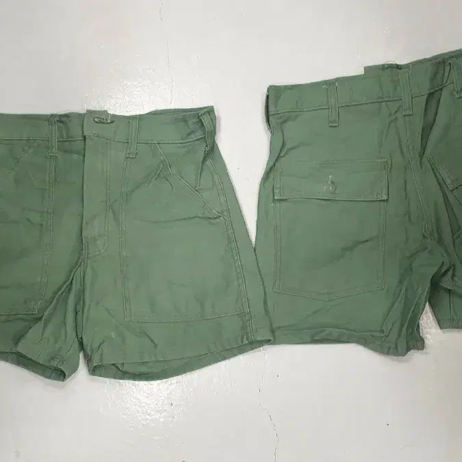 [BUNJANG] GUNHO Fatigue Shorts (Khaki) / GUNHO 퍼티그 반바지 (카키, 28/32)