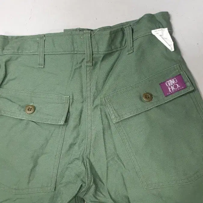 [BUNJANG] GUNHO Fatigue Shorts (Khaki) / GUNHO 퍼티그 반바지 (카키, 28/32)