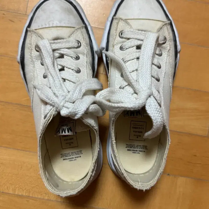 [SOLD OUT] 미하라 야스히로 <EU 42> 피터슨 OG 솔 캔버스 화이트