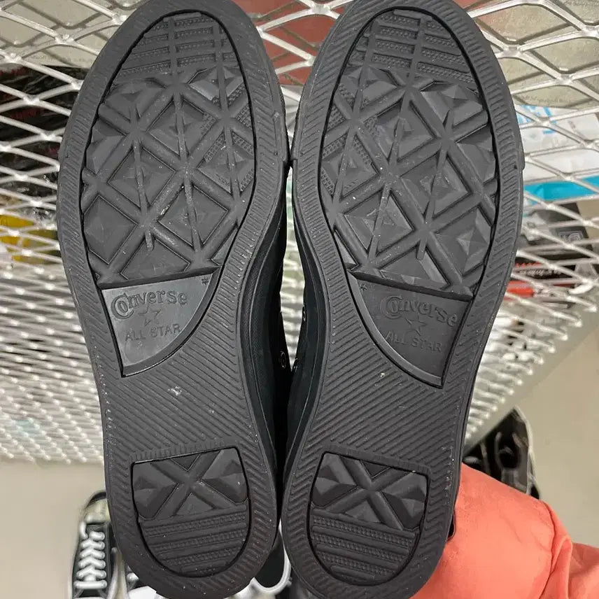 [BUNJANG] Converse All Star Black Monochrome Sneakers / 컨버스 올스타 블랙 모노크롬 240 (gr-4485)