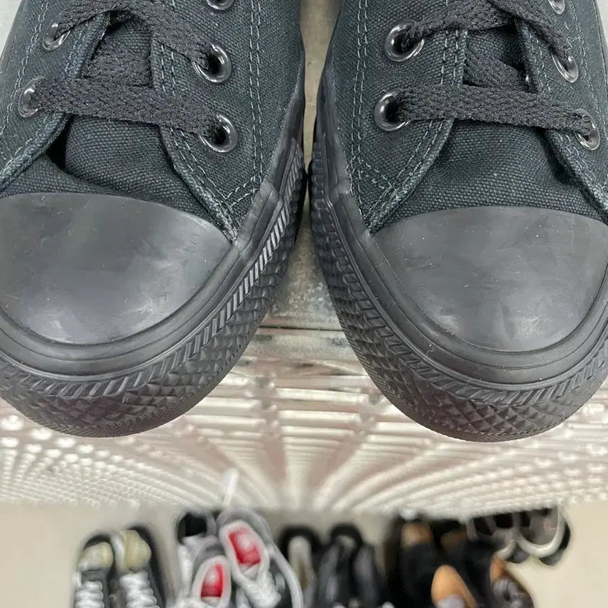 [BUNJANG] Converse All Star Black Monochrome Sneakers / 컨버스 올스타 블랙 모노크롬 240 (gr-4485)