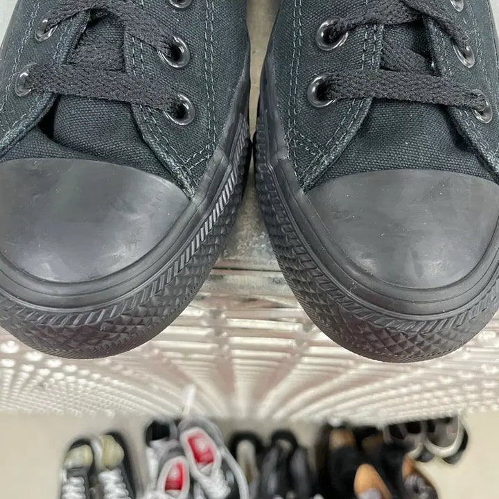 [BUNJANG] Converse All Star Black Monochrome Sneakers / 컨버스 올스타 블랙 모노크롬 240 (gr-4485)