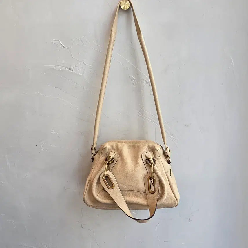 [BUNJANG] Chloé Paraty Small Shoulder Bag Ivory / 끌로에 파라티 스몰 숄더백 아이보리