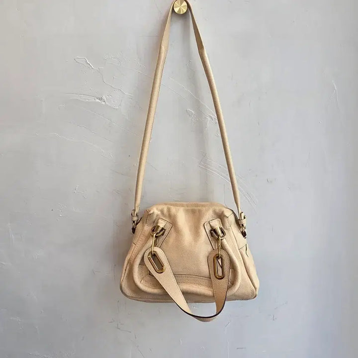 [BUNJANG] Chloé Paraty Small Shoulder Bag Ivory / 끌로에 파라티 스몰 숄더백 아이보리