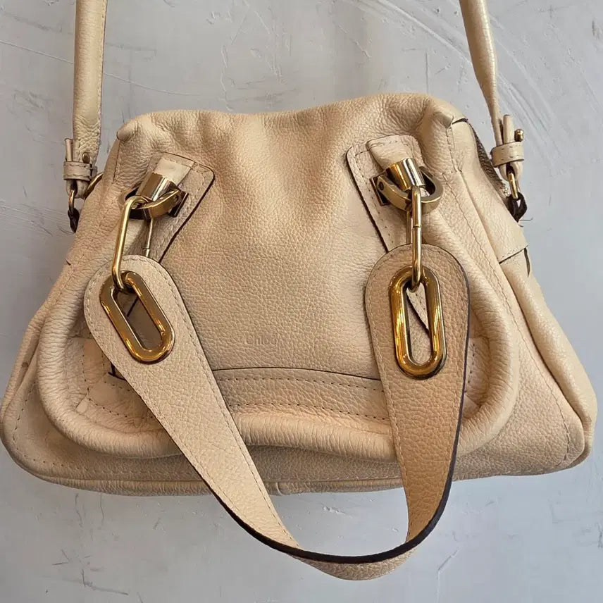 [BUNJANG] Chloé Paraty Small Shoulder Bag Ivory / 끌로에 파라티 스몰 숄더백 아이보리