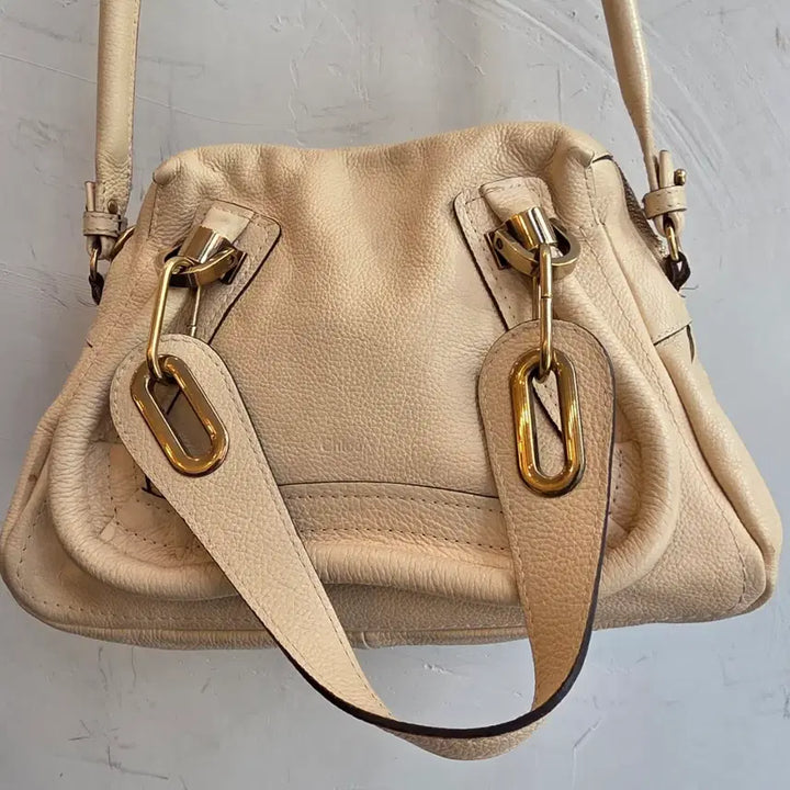 [BUNJANG] Chloé Paraty Small Shoulder Bag Ivory / 끌로에 파라티 스몰 숄더백 아이보리