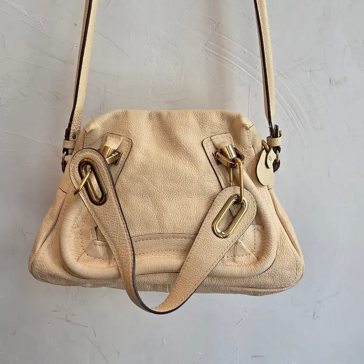[BUNJANG] Chloé Paraty Small Shoulder Bag Ivory / 끌로에 파라티 스몰 숄더백 아이보리