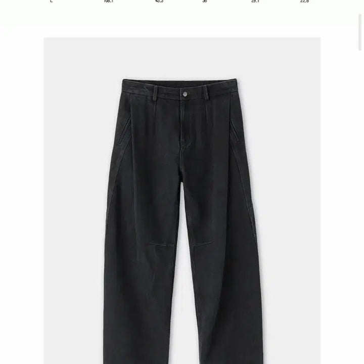 [SOLD OUT] 쿠어 딥 플리츠 커브드 팬츠 블랙 L