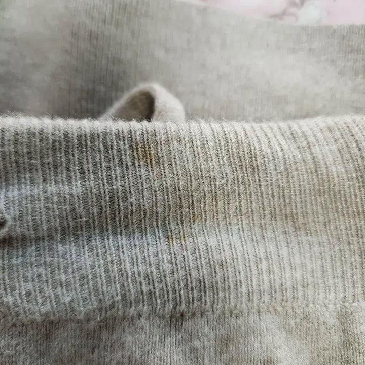 [BUNJANG] Beige Knit Wide Pants / 베이지 니트 와이드 팬츠(새옷)