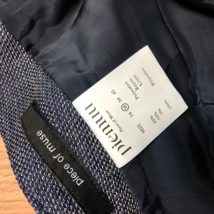 [BUNJANG] Piemu Navy Shorts Two-Piece Set / [새상품] 피에뮤 셋업 반바지 투피스 네이비 여름정장 쇼츠