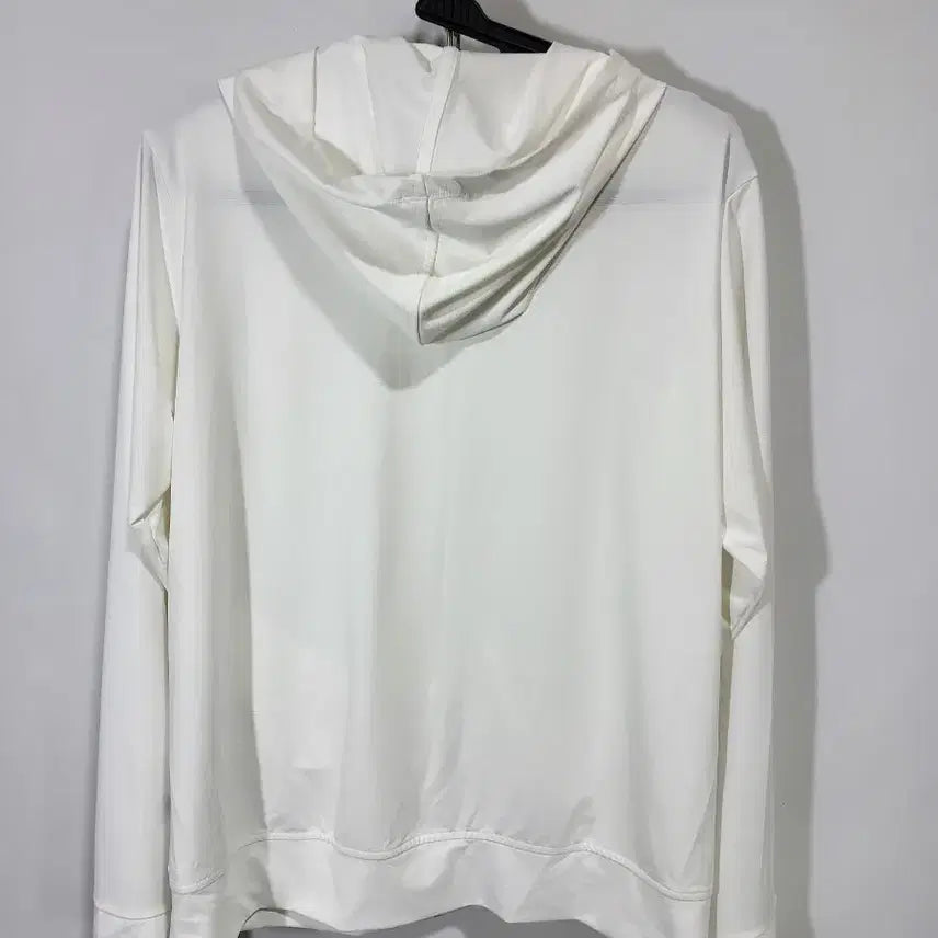 [BUNJANG] White Hooded Zip-up Jacket / 화이트 후드 집업 긴팔 자켓