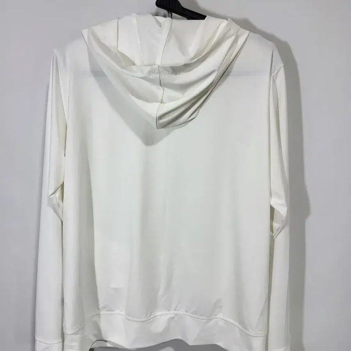 [BUNJANG] White Hooded Zip-up Jacket / 화이트 후드 집업 긴팔 자켓
