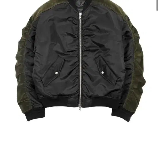 [BUNJANG] F/W Fromwhat Contrast Bomber Jacket / 파프롬왓 콘트라스트 봄버 2사이즈