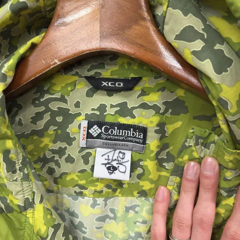 [BUNJANG] Columbia Military Windrunner Jacket / 콜럼비아 아웃도어 밀리터리 봄 윈드러너 바람막이 L A09222