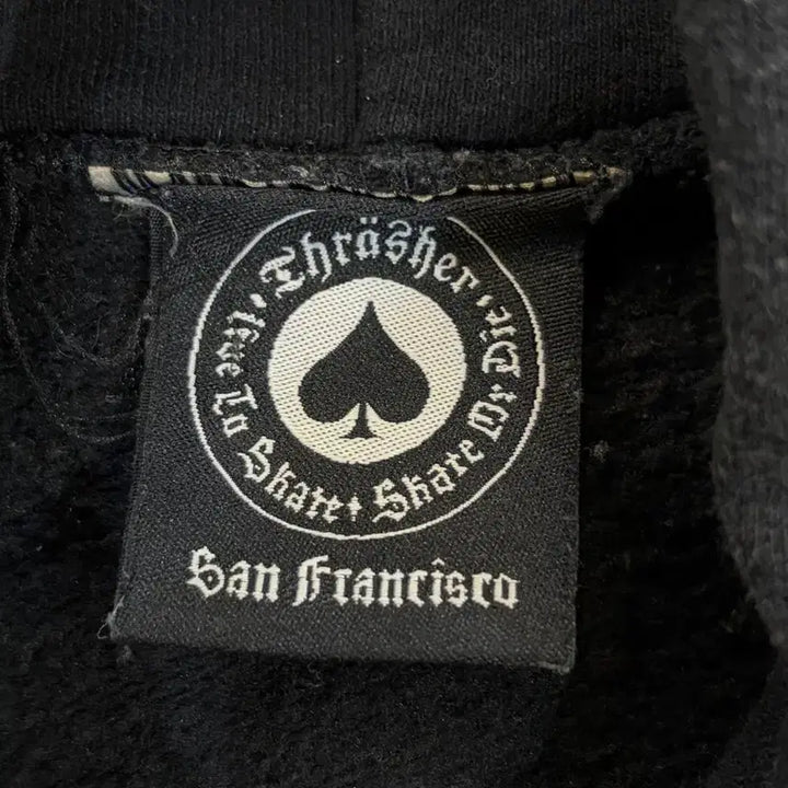 [BUNJANG] Thrasher Skateboard Magazine Charcoal Black Hoodie L / [L] 스래셔 Thrasher 스케이트보드 매거진 후드티 차콜블랙 2.5