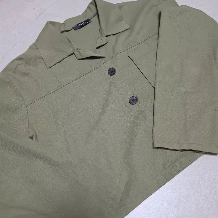 [BUNJANG] Cotton Short Jacket / 코튼 숏 자켓 카키색상