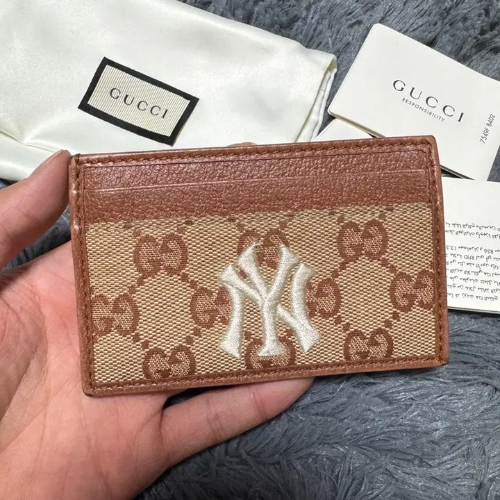 [BUNJANG] Gucci MLB Card Wallet / [한정판/OS]구찌 MLB 카드지갑
