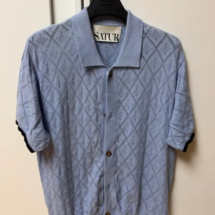 [BUNJANG] Setter Crochet Short Sleeve Knit Top / 세터 크로셰 반팔니트