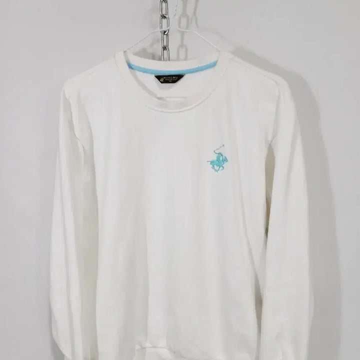 [BUNJANG] Beverly Hills Polo Club White Sweatshirt / 베벌리힐스 폴로클럽 흰색 맨투맨