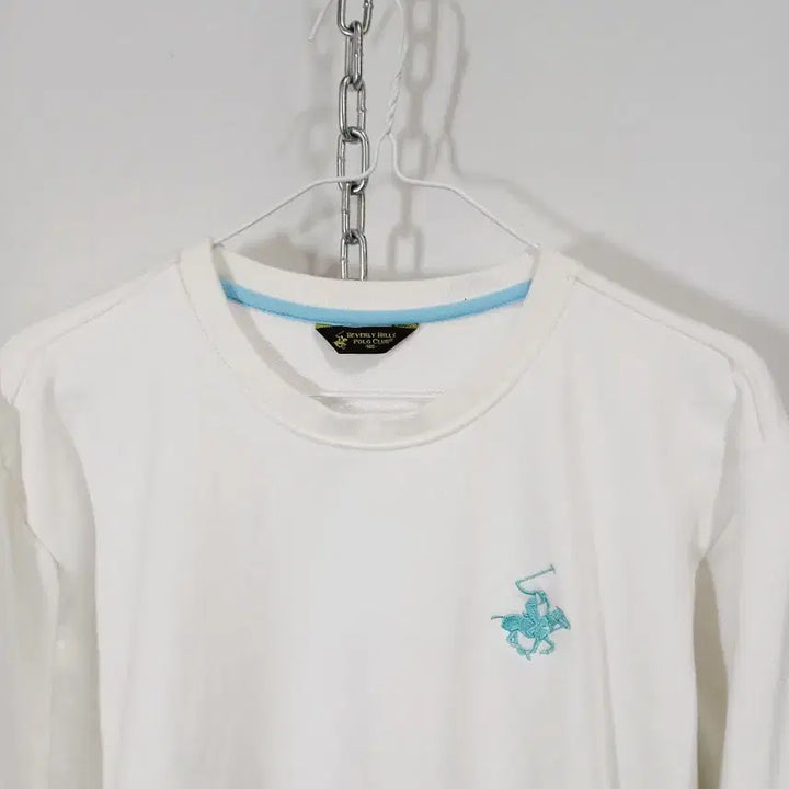 [BUNJANG] Beverly Hills Polo Club White Sweatshirt / 베벌리힐스 폴로클럽 흰색 맨투맨